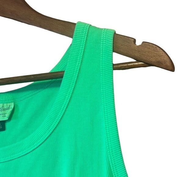 Universal Thread XXL Tank Top Sleeveless Green Ribbed Casual Comfort - Picture 2 of 4